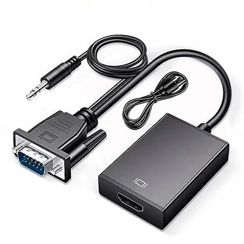 M Mimmu Vga To Hdmi Converter Adapter 1080P (Male To Female) For Computer, Desktop, Laptop, Pc, Monitor, Projector