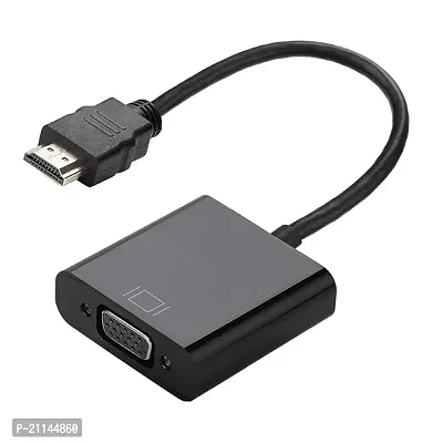 Microware Universal Hdmi Male To Vga Female Converter Adapter Transition Cable For Tablet Pc-thumb0