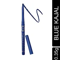 FFASHION COLOUR WATERPROOF KAJAL Long Lasting, Glossy Texture, Black-thumb2