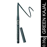 FFASHION COLOUR WATERPROOF KAJAL Long Lasting, Glossy Texture, Black-thumb2