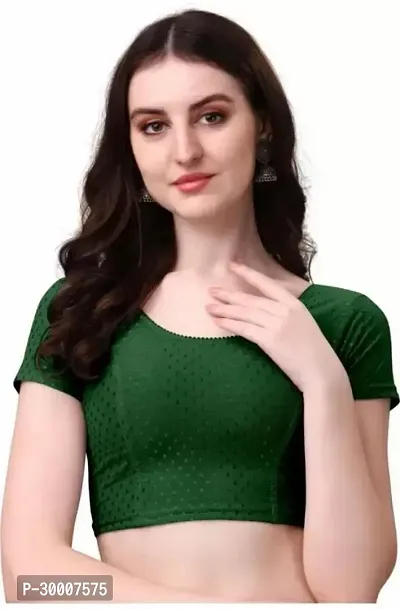 Stylish Cotton Round Neck Blouse for Women-thumb0