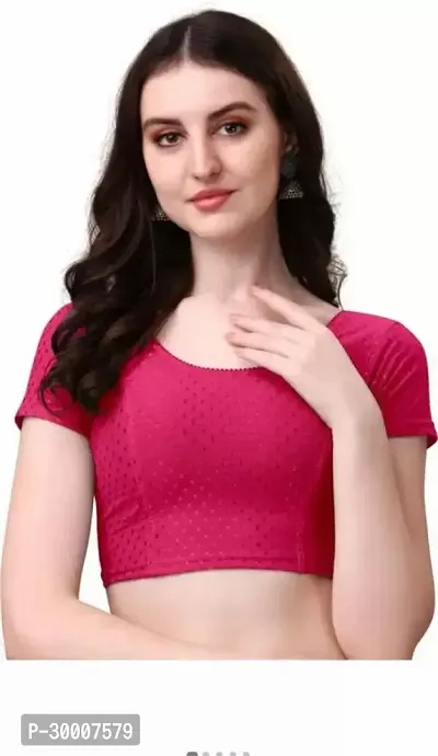 Stylish Cotton Round Neck Blouse for Women-thumb0