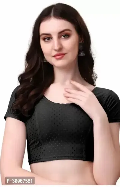 Stylish Cotton Round Neck Blouse for Women-thumb0