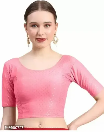 Stylish Cotton Round Neck Blouse for Women-thumb0