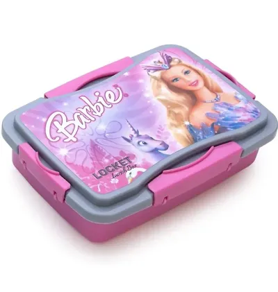 Cartoon Printed Airtight Lock And Fit Lunch Box For School