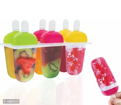 Plastic Reusable Kulfi Maker Moulds, Kulfi Maker for Children and Adults, Homemade Candy Mould, Popsicle Moulds and Ice Candy Maker- Multicolor(1 Pcs)-thumb3