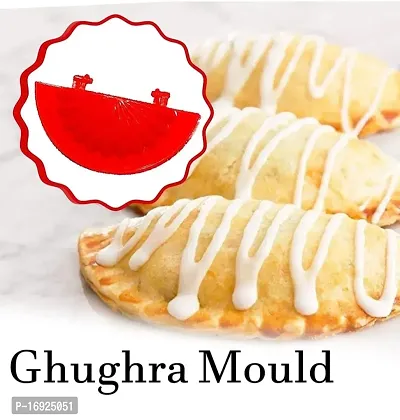 Plastic Dumpling Pie Maker Mould Dough Press Kitchen Tool For Ghughara Samosa Laddu And Kachori Multicolor 4 Pieces-thumb2