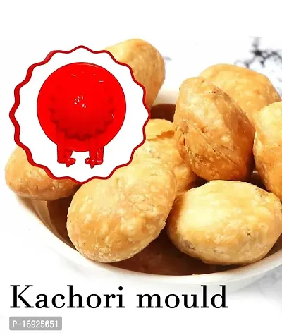 Plastic Dumpling Pie Maker Mould Dough Press Kitchen Tool For Ghughara Samosa Laddu And Kachori Multicolor 4 Pieces-thumb3