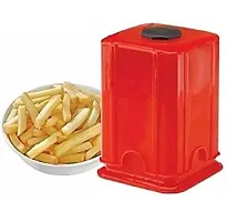 Plastic Potato Finger Chips Cutter For Kitchen, Vegetable Potato Chipser French Fries Chips Maker Machine-Red 1 Pcs-thumb4