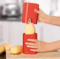 Multipurpose Aalu Finger Chipser  Quick Cutter Machine for Potato, Onion  Vegetables, Kittchen(1 Pcs-Red)-thumb1