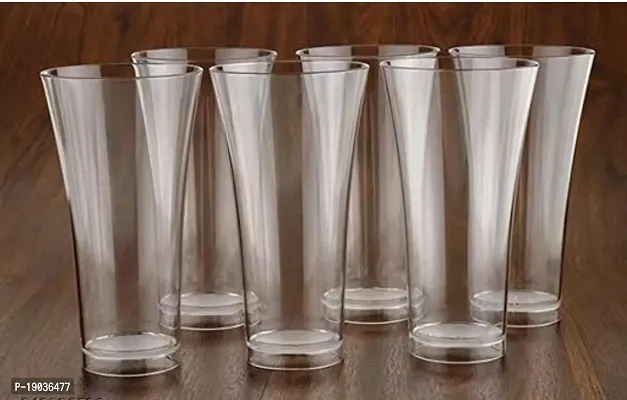 Plastic Unbreakable Transparent Water Glass For Home, Office  Food Grade Quality Solid, Sturdy and Durable Glass Set For Festival Gift(Pack of 12)-thumb2