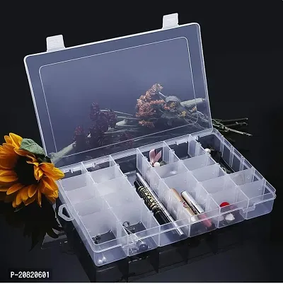 Buy Plastic Storage Box With Removable Dividers Jewellery Box