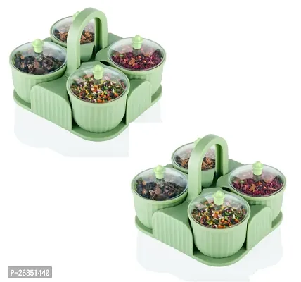 Multipurpose Stylish Dry Fruit Box 4 Containers Jar set Pack Of 2