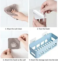 Wall Mounted Multi Use Bathroom Shelf, Combo-thumb1