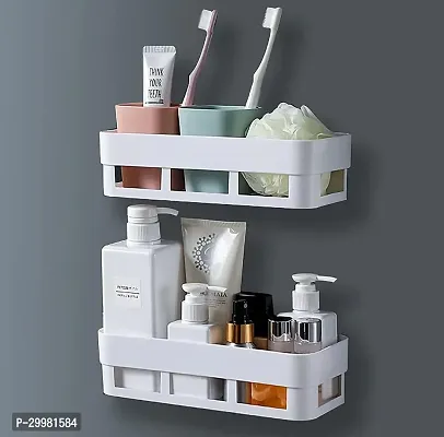 Wall Mounted Multi Use Bathroom Shelf, Combo-thumb4