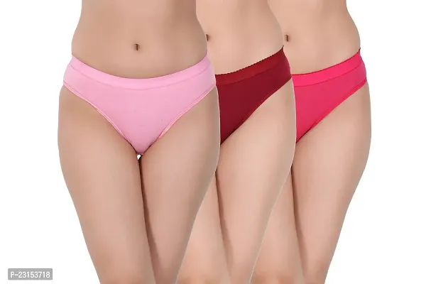 Comfortable Multicoloured Hosiery Panty Set For Women Pack Of 3