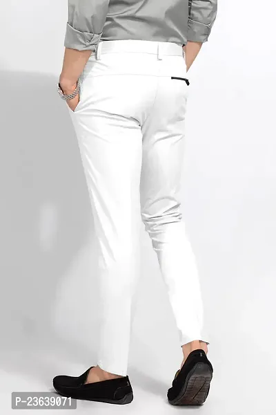 Stylish Lycra Solid Trouser For Men-thumb4