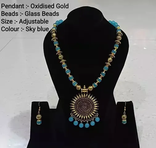 COLOUR BEADS SUN STAR JEWELLERY SET