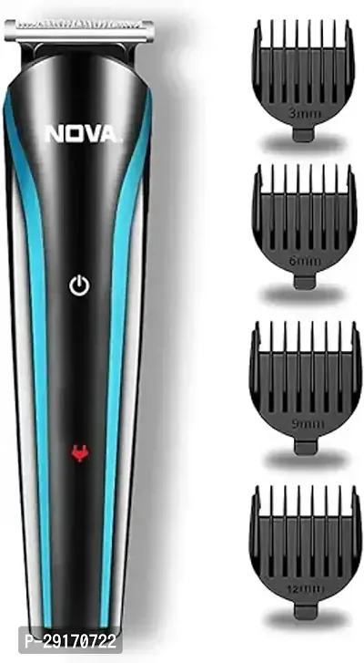 Trimmer for Men with 90 Mins Runtime, Stainless Steel Blades  40 Length Settings, Black, (Power Lite)-thumb0