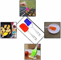 Wishku GN152 Silicone Bakeware Set 2 Pack Combo 1 Set Silicone Spatula Brush Set Kitchen Tool Set Multicolor-thumb2