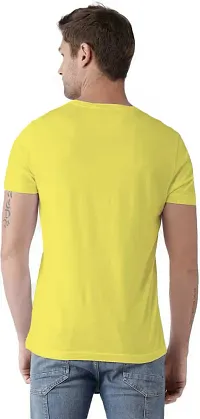 Elegant Yellow Cotton  Tshirt For Couple-thumb1