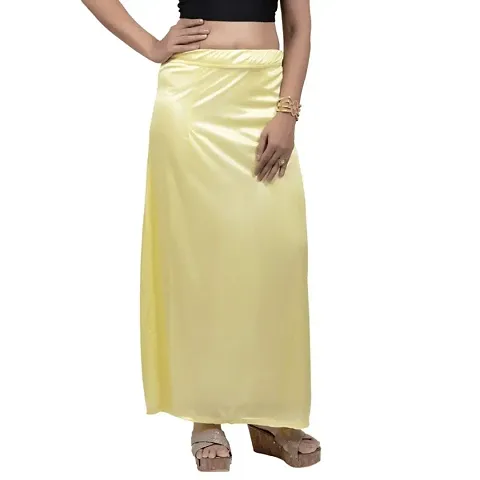 Classic Satin Stitched Stitched Petticoats For Women