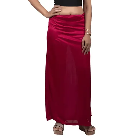 Classic Satin Stitched Stitched Petticoats For Women