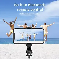 Tech Gamerz Bluetooh (Flash Light) Selfie Stick-thumb1