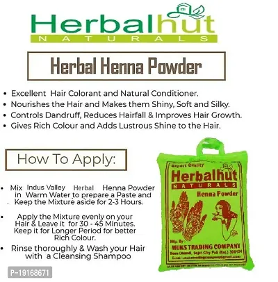 Herbalhut Henna Natural Powder for Hair - 2kg | Natural Conditioning  Anti-Dandruff | Control Hair Fall, Natural Henna Hair Colouring for Women and Men | Henna Powder for Hair Growth-thumb2