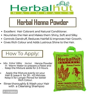 Herbalhut Henna Natural Powder for Hair - 1kg | Natural Conditioning  Anti-Dandruff | Control Hair Fall, Natural Henna Hair Colouring for Women and Men | Henna Powder for Hair Growth-thumb2