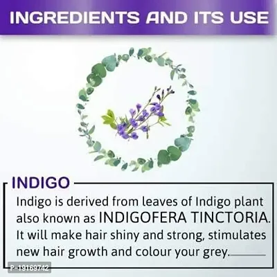 Naturehut Indigo Powder (Indigofera Tinctoria) Organic For Hair Pure Neel Powder For Natural Hair Colorant Black/Brown Hair  Beard Dye/Color-1Kg-M4-thumb5