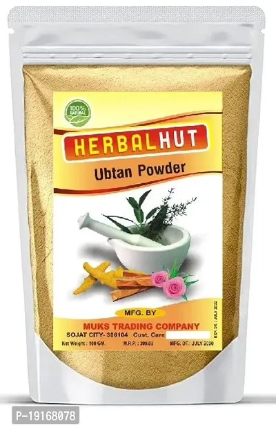 Herbulhut Naturals Herbal Bath Powder Ubtan Pack - Skin Lightening  Tan Removal - Ancient Ayurvedic Healing - Enriched with Turmeric (100 GM)
