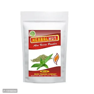 Herbalhut 100% Natural Aloe Vera Leaf Powder for Complete Hair And Skin Care - 200g