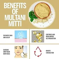 Naturehut Multani Mitti Powder, Chandan Powder| Multani Mitti Powder for Hair  Skin Care|Sandalwood Powder Face Pack for Glowing skin, Face Masks, Facials and Skin Care| Pack of 2 | 1Kg-thumb3