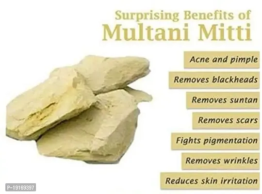 Naturehut Multani Mitti Powder Form| For Face Pack And Hair Pack| 1KG-thumb3