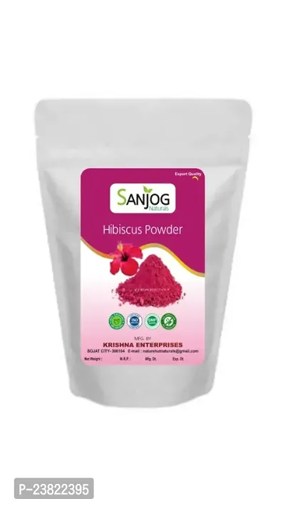 SANJOG  NATURAL  Hibiscus Flower Powder For Hair Pack, Hair Oil,