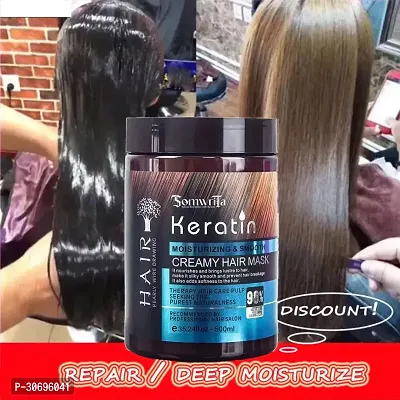 Professional Keratin Cream Hair Mask 500 ml-thumb0