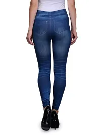 Jeans and Jegging for Women and Girl Blue Plain-thumb1