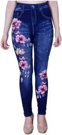 Printed Polycotton Women Jeans &amp; Jeggings