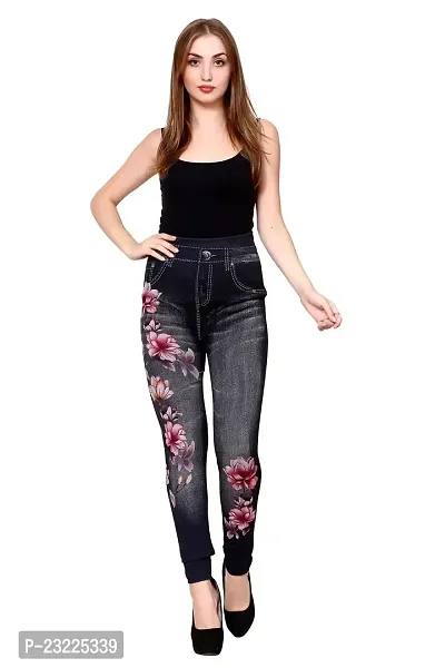 Jeans and Jegging for Women and Girl Black Print