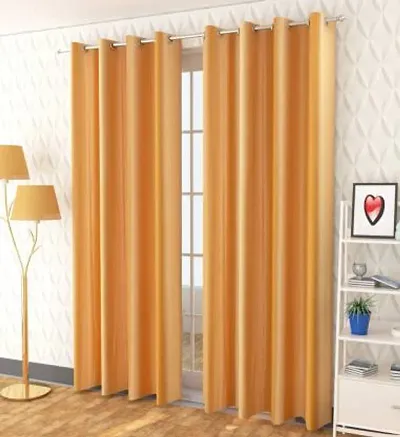 Yazlyn Collection Polyester Thermally Insulated Curtain Set - 60% Light Reducing Curtains for Living Room/Bedroom/Dining Room