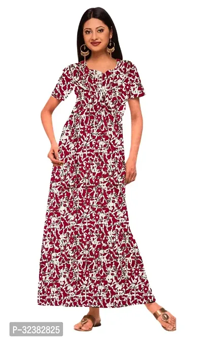 Stylish Cotton Printed Nightdress for Women