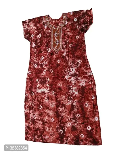 Stylish Cotton Printed Nightdress for Women-thumb0