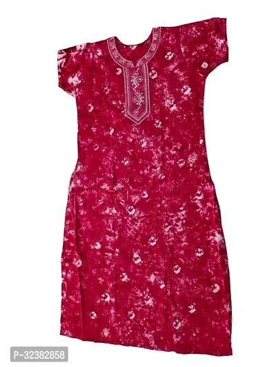 Stylish Cotton Printed Nightdress for Women-thumb0