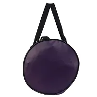 SHIRA 24 Duffles Sports Synthetic Leather Gym Bag with Shoulder Strap for Men and Women || Gym Bag (Purple_Black)-thumb3