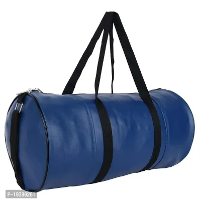 SHIRA 24 Duffles Sports Synthetic Leather Gym Bag with Shoulder Strap for Men and Women || Gym Bag (Royal-Blue)-thumb3