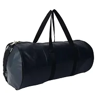 SHIRA 24 leather 35 Cms Luggage- Messenger Bag(Shira-24-Gym-Bag_navy blue)-thumb3