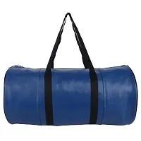 SHIRA 24 Duffles Sports Synthetic Leather Gym Bag with Shoulder Strap for Men and Women || Gym Bag (Royal-Blue)-thumb1