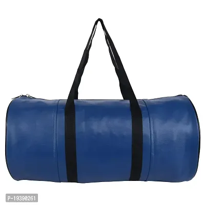 SHIRA 24 Duffles Sports Synthetic Leather Gym Bag with Shoulder Strap for Men and Women || Gym Bag (Royal-Blue)-thumb2