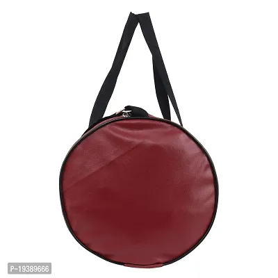 SHIRA 24 Duffles Sports Synthetic Leather Gym Bag with Shoulder Strap for Men and Women || Gym Bag (Maroon)-thumb5